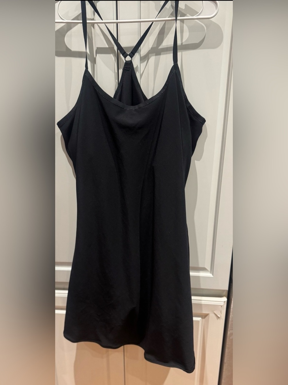 Outdoor Voices Black Dress Subtle Logo